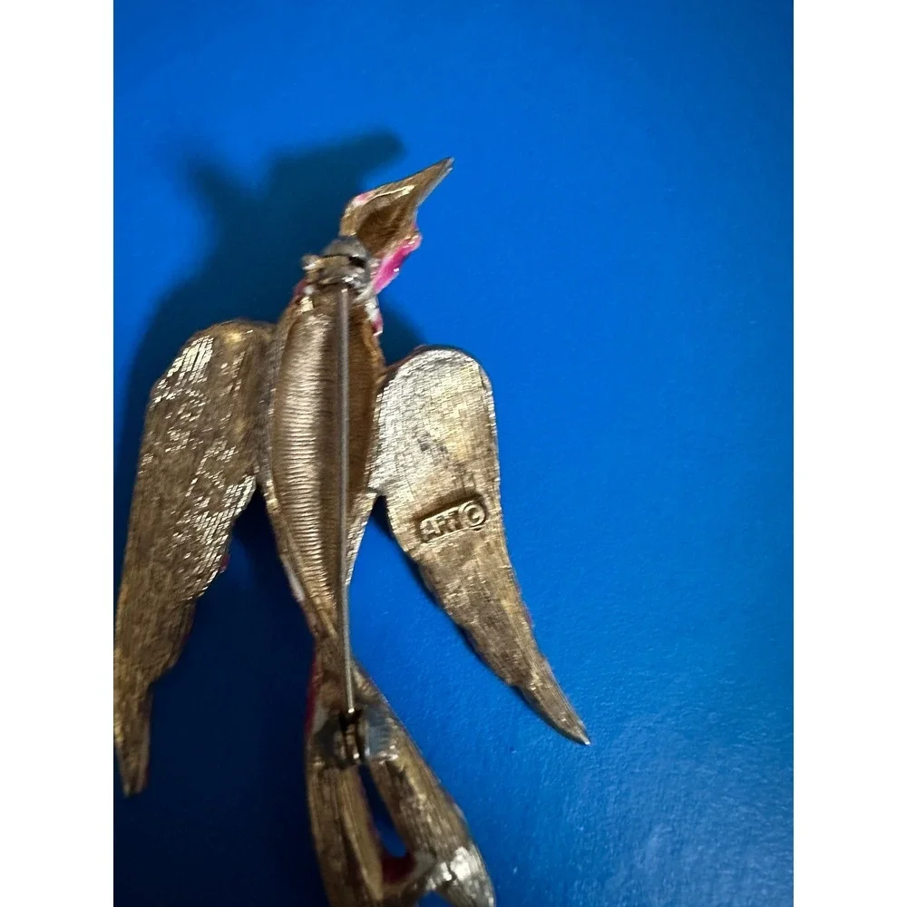Vintage ART Arthur Pepper Bird Pin